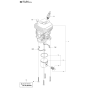 Cylinder Piston Assembly For Husqvarna 450eii Chainsaw