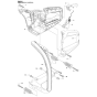 Handle & Controls Assembly For Husqvarna 460 Chainsaw