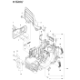 Crankcase Assembly For Husqvarna 465 Rancherii Chainsaw