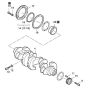 Crankshaft Assembly for Hatz 4L42C Diesel Engines