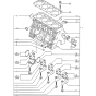 Cylinder Block Assembly for Yanmar 4TNE84 Engine