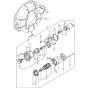 Starting Motor Assembly for Yanmar 4TNE84 Engine