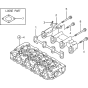 Exhaust Manifold Assembly for Yanmar 4TNE84T Engine