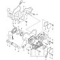 Gear Housing Assembly for Yanmar 4TNV84T-KWA Engine