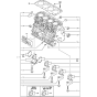 Cylinder Block Assembly for Yanmar 4TNV84T-MWA Engine