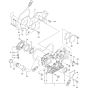 Gear Housing Assembly for Yanmar 4TNV84T-XWA  Engine