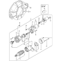 Starting Motor Assembly for Yanmar 4TNV88-QTB Engine