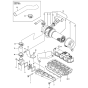 Suction Manifold and Air Cleaner Assembly for Yanmar 4TNV88-QTBZ Engine