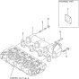 Exhaust Manifold Assembly for Yanmar 4TNV88-XWA Engine