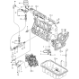 Oil System Assembly for Yanmar 4TNV98-VTBZ Engine