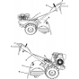 Decals for Husqvarna 500 RTT Cultivator/Tiller