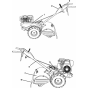 Decals for Husqvarna 500 RTT A Cultivator/Tiller