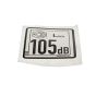 Decal-Sound Power Level for Wacker VP1135A, BPU2540 Vibratory Plates - OEM No. 5000208195