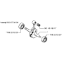 Crankshaft Assembly For Husqvarna 51 Chainsaw 