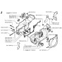 Crankcase Assembly For Husqvarna 51 Chainsaw 