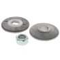 Flanges & Left Hand Threaded Nut Kit Fits Clipper TT200 EM - 510126112