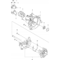 Crankcase for Husqvarna 524 L Trimmer/ Edgers