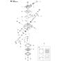 Carburettor Assembly for Husqvarna 525HE3 Hedgetrimmer