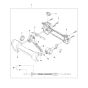 Throttle Control Assembly for Husqvarna 525HE4 Hedgetrimmer