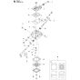 Carburettor Assembly for Husqvarna 525HE4 Hedgetrimmer