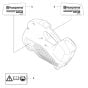 Decals for Husqvarna 525iB Mark II Battery Blower