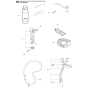 Accessories-2 Assembly For Husqvarna 525LK Brushcutters