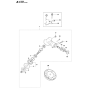 Bevel Gear Assembly For Husqvarna 525LS Brushcutters