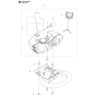 Fuel Tank Assembly for Husqvarna 525P4S Pole Pruners