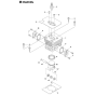 Cylinder Piston Assembly For Husqvarna 533RS Brushcutters