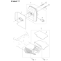 Muffler Assembly For Husqvarna 533RS Brushcutters