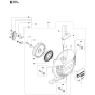 Starter Assembly For Husqvarna 535FBX Brushcutters