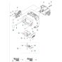 Housing for Husqvarna 535iRX Battery Brushcutter