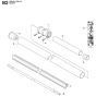 Shaft-2 Assembly For Husqvarna 535RXT Brushcutters