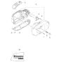 Housing for Husqvarna 536LiR Battery Brushcutter