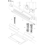 Tube & Shaft Assembly For Husqvarna 541RS Brushcutters