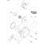 Starter Assembly for Husqvarna 543AE15 Earth Auger