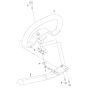 Handle Assembly for Husqvarna 543RB Brushcutter