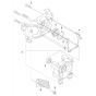 Crankcase Assembly for Husqvarna 543RB Brushcutter