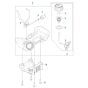 Fuel Tank Assembly for Husqvarna 543RB Brushcutter