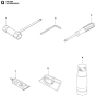 Accessories Assembly For Husqvarna 543RBK Brushcutters