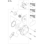 Starter Assembly For Husqvarna 543RS Brushcutters