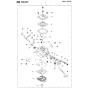 Carburetor Details Assembly For Husqvarna 543XPG Chainsaw 