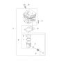 Cylinder Assembly for Husqvarna 545F Brushcutter