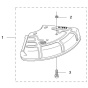 Accessories-4 Assembly For Husqvarna 545FX Brushcutters