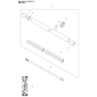 Shaft Assembly For Husqvarna 545FXAT Brushcutters