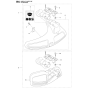 Accessories Assembly For Husqvarna 545FXAT Brushcutters