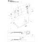 Throttle Controls Assembly For Husqvarna 545FXAT Brushcutters