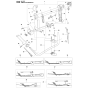 Throttle Controls Assembly For Husqvarna 545FXt Brushcutters