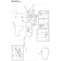 Harness Assembly For Husqvarna 545RXTAT Brushcutters