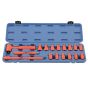 Insulated Socket Set 3/8"D 17pc